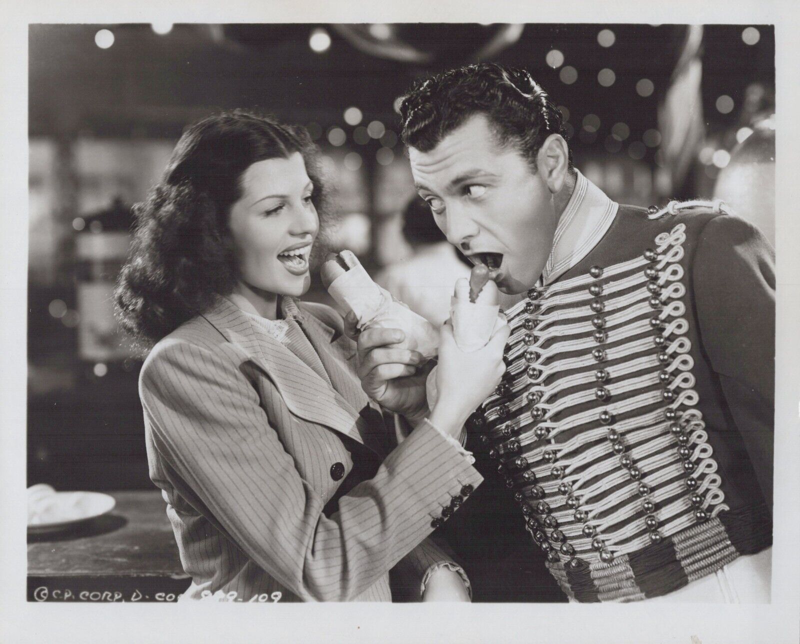 Rita Hayworth + Tony Martin (1950s) ❤ Original Vintage Movie Photo K 396