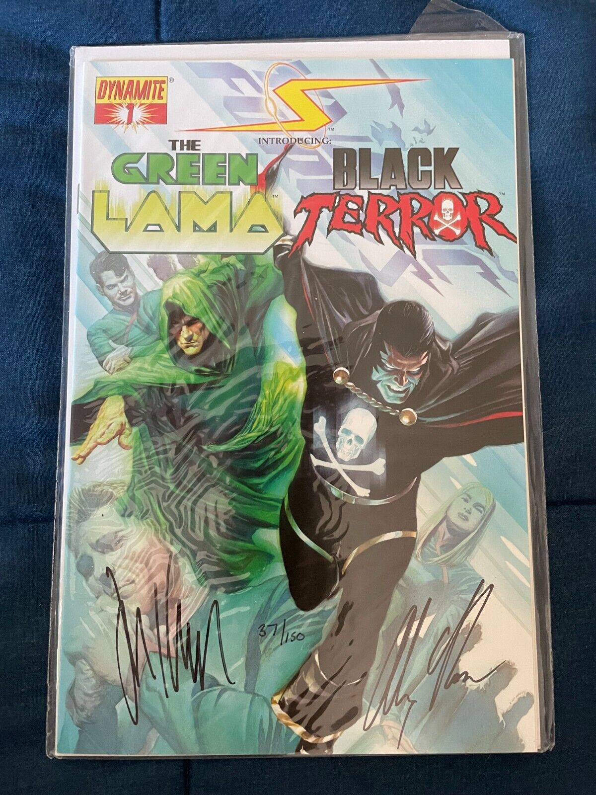 Project Superpowers (Dynamite, 2008) #1 Signed by Alex Ross & Jim Krueger w/ COA