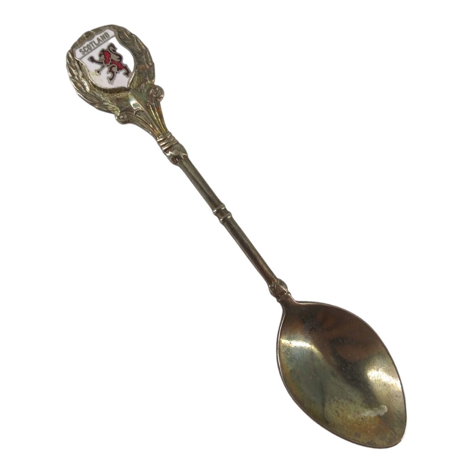 Vintage Souvenir Spoon Collectible Scotland Silver Plated