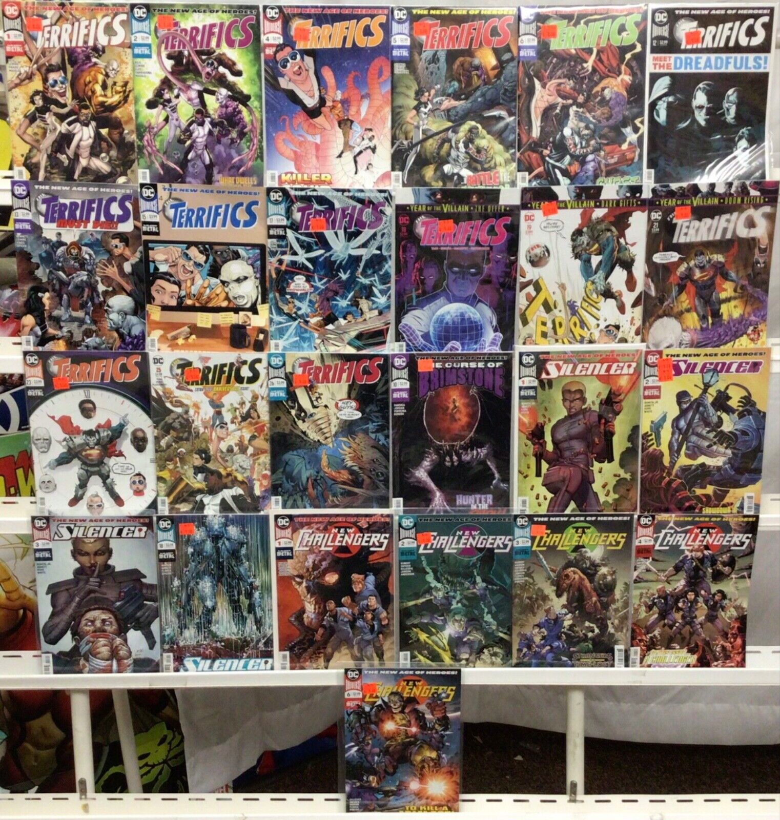 DC Comics Dark Nights Metal Tie-Ins Comic Book Lot of 25 Issues - Terrifics Ext.