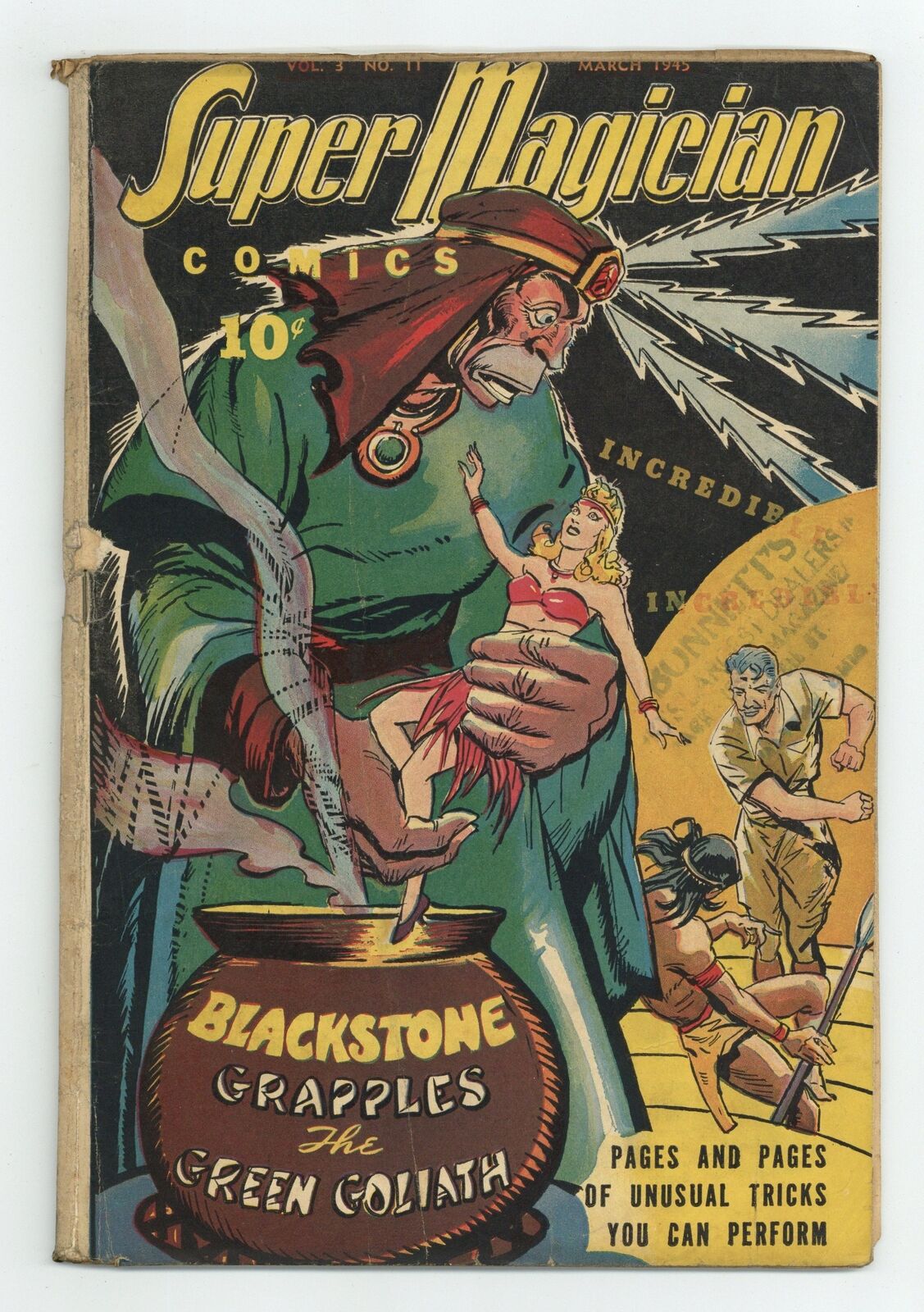 Super Magician Comics Vol. 3 #11 GD 2.0 1945