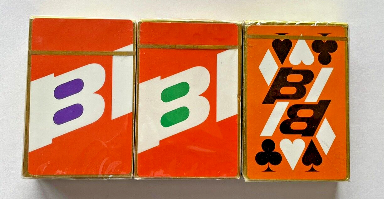 Braniff playing cards, Rare Spanish/Portuguese New unused, vintage