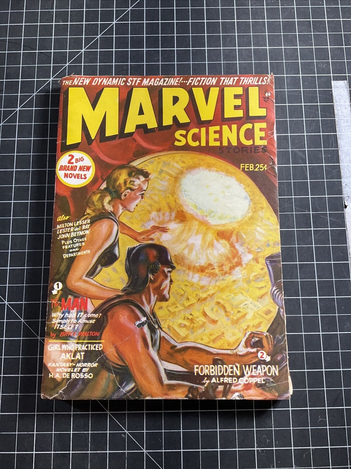 Marvel Science Stories Vol. 3 #2, February 1951 Sci-Fi Pulp Magazine