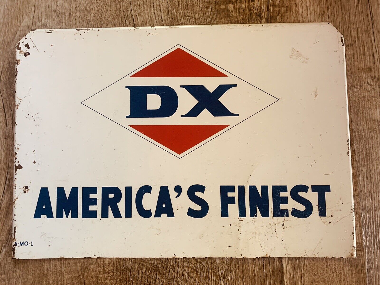 Original vintage DX Gas And Oil Sign 