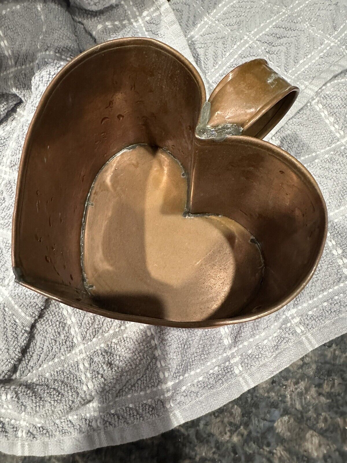 Handcrafted Pitcher Copper Heart ‘88