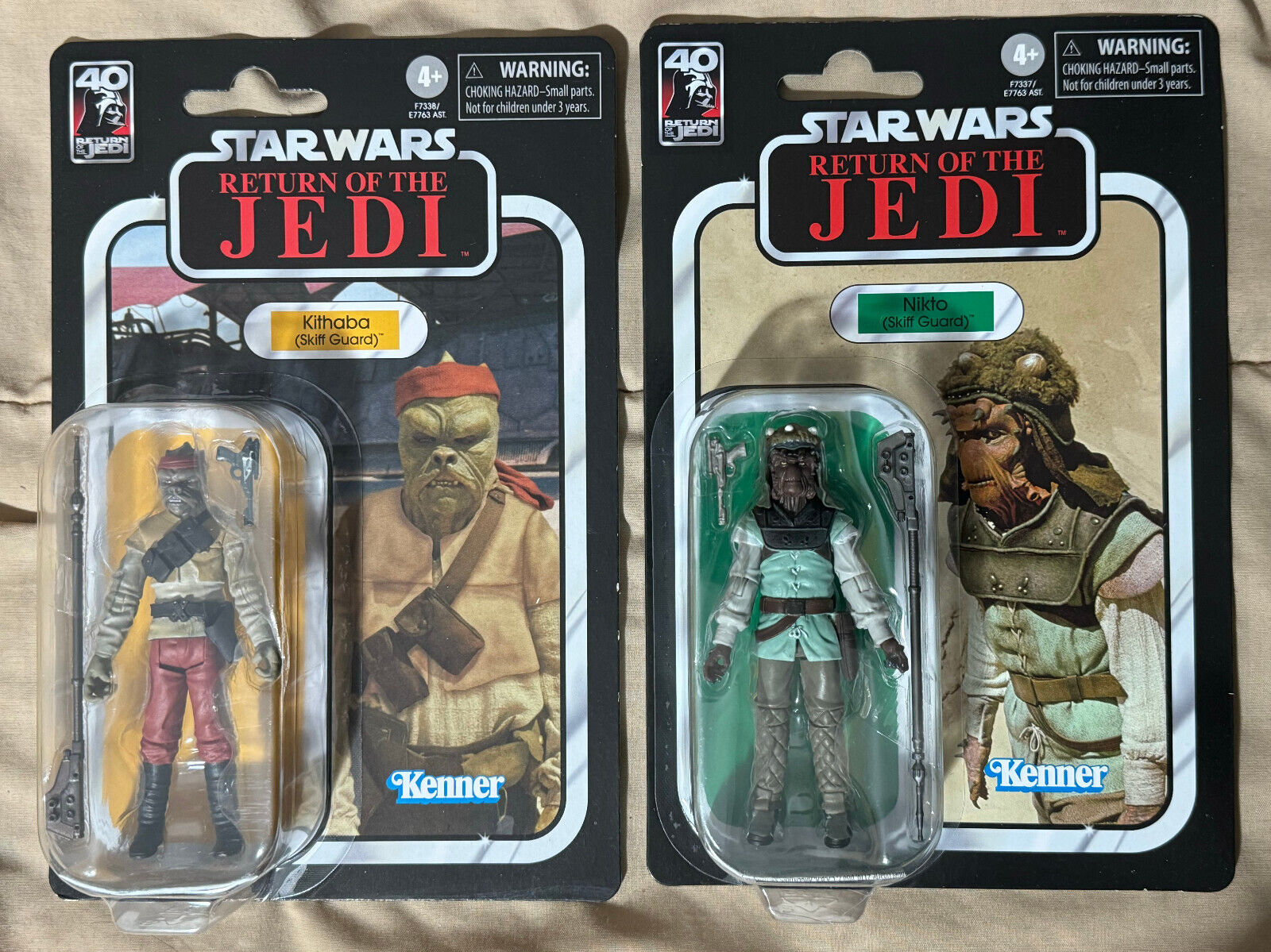 Star Wars Vintage Collection Return Of The Jedi KITHABA & NIKTO Figure Lot of 2
