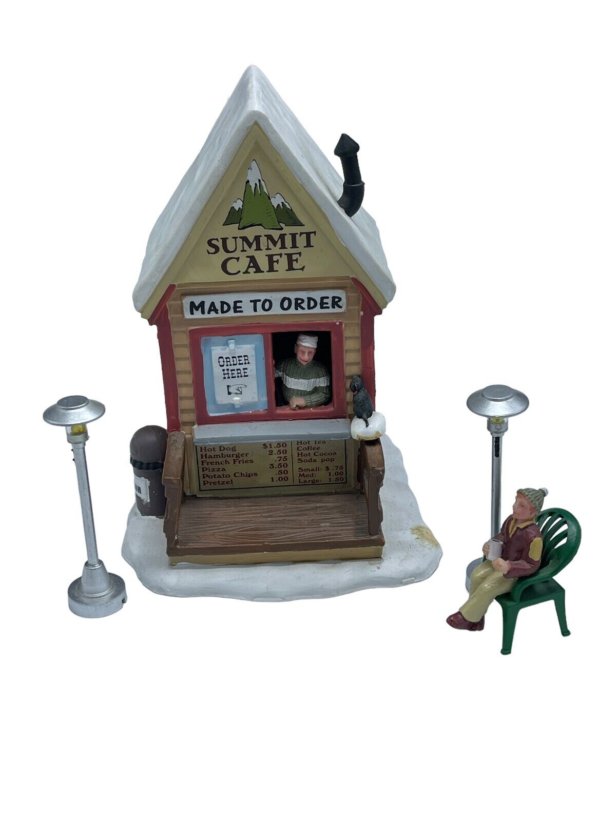 Summit Cafe 2010 Lemax Village Collection RARE/RETIRED - READ