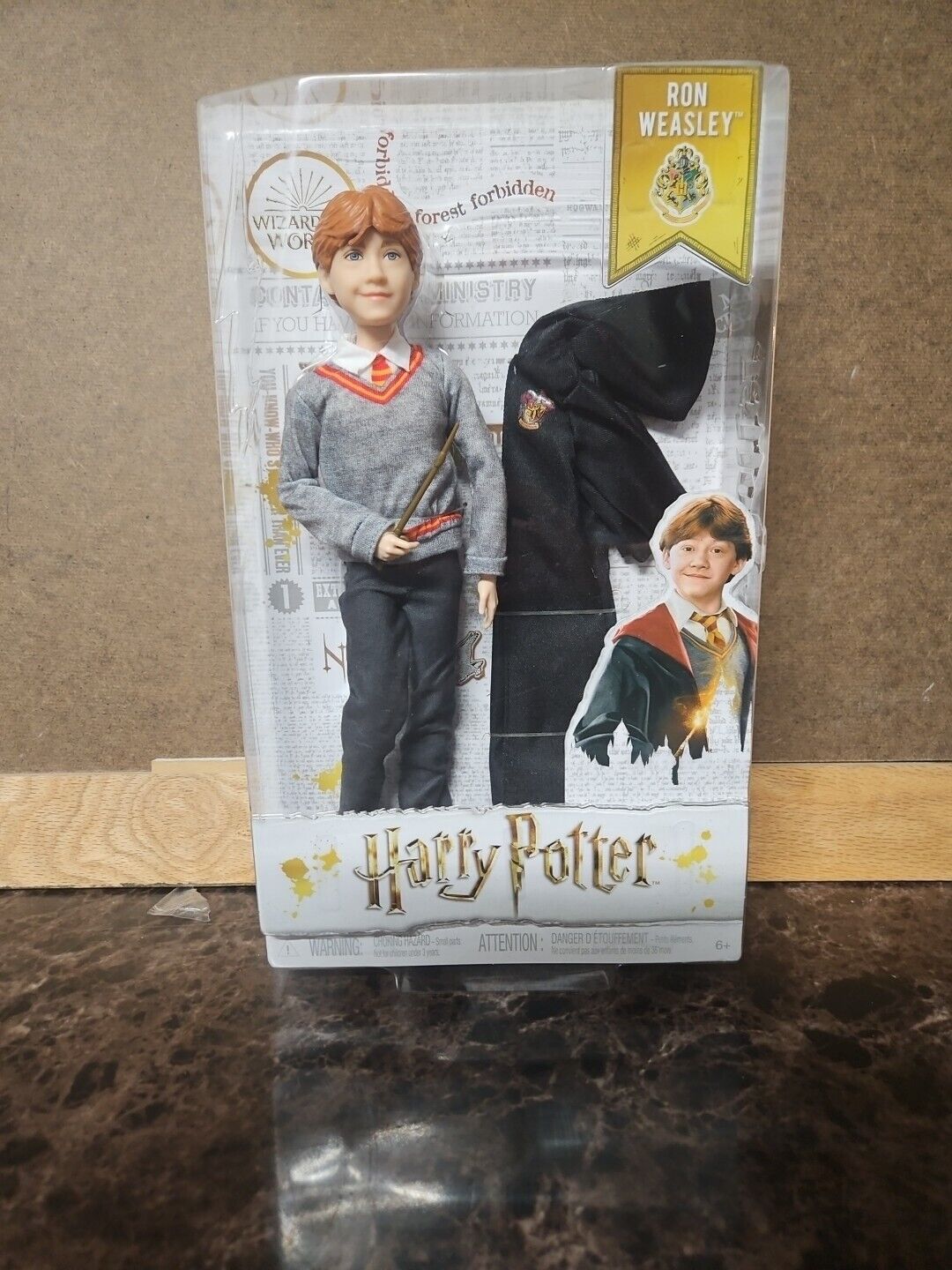 Harry Potter Wizarding World Ron Weasley 12 inch Action Doll New In Package