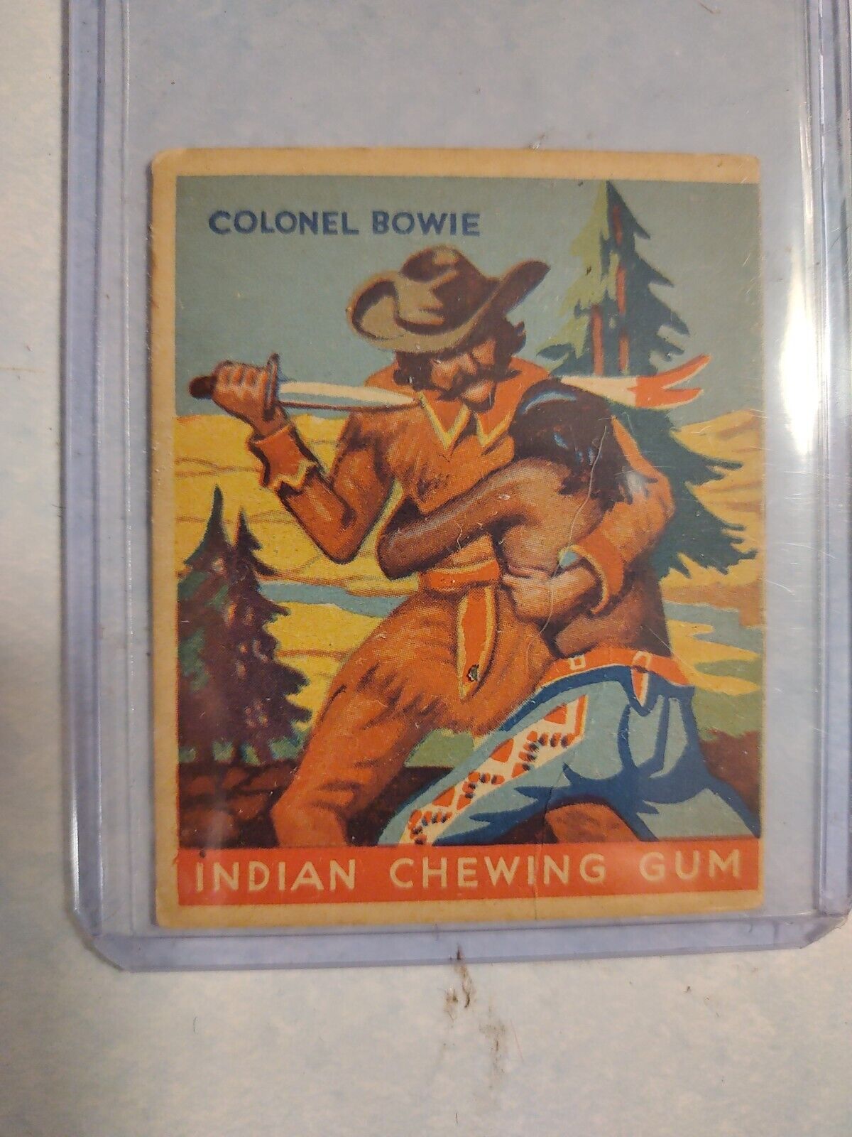 1933 Colonel Bowie Indian Gum #53 VG-EX