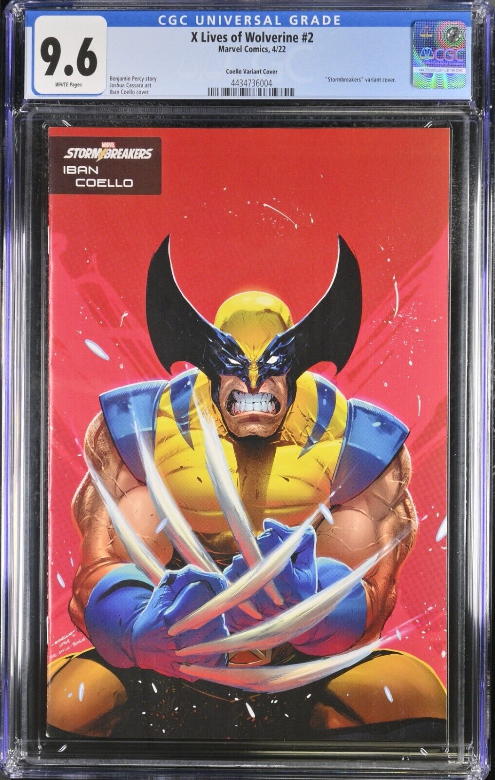 X Lives of Wolverine #2 Stormbreakers Variant CGC 9.6