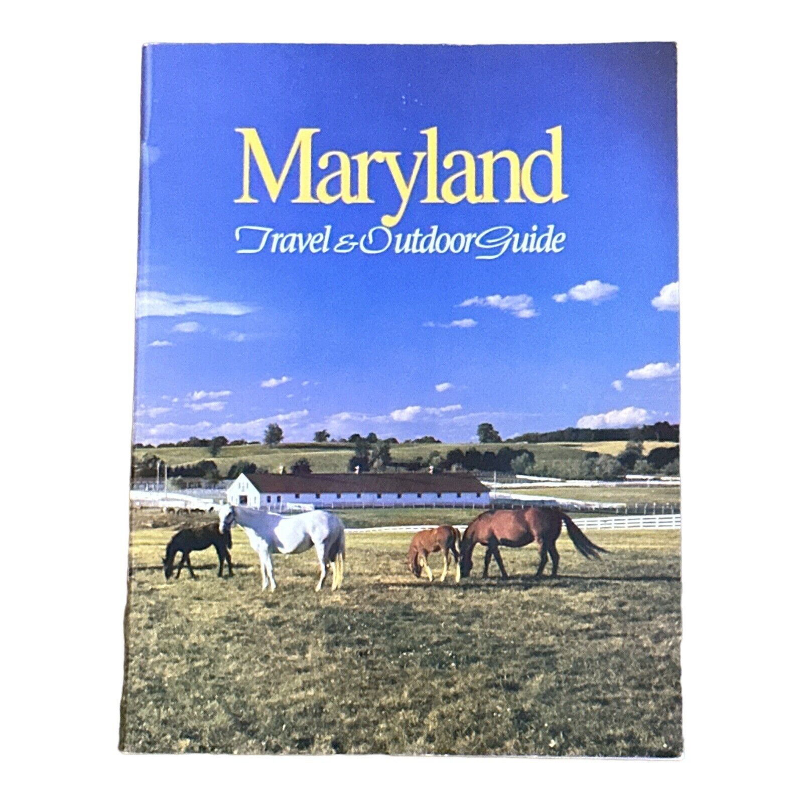 Maryland Official Travel and Outdoor Guide 1991 VINTAGE