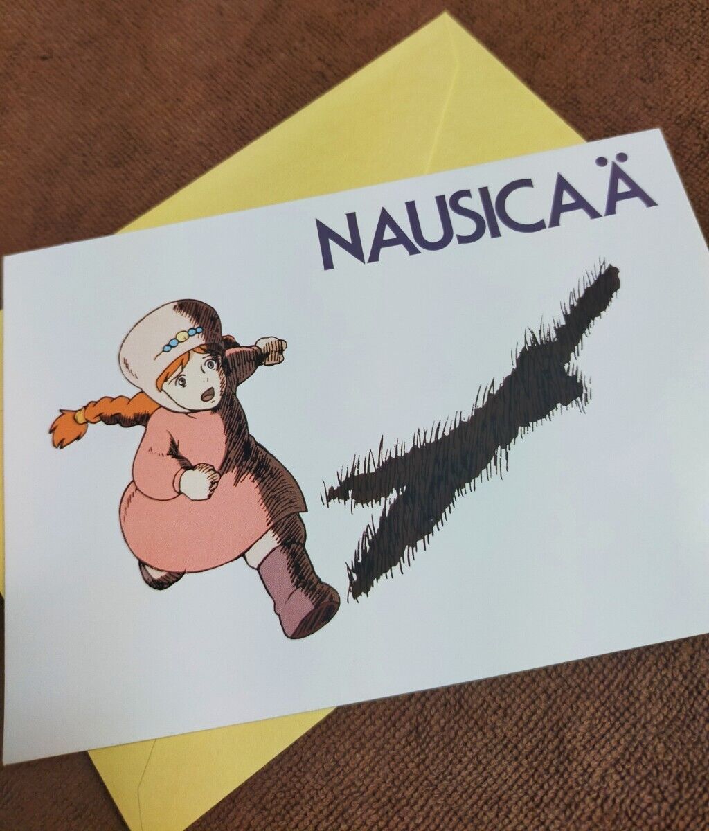 Vintage Nausicaa Of The Valley Wind Card Sticker With Envelope Animage Studio Gh