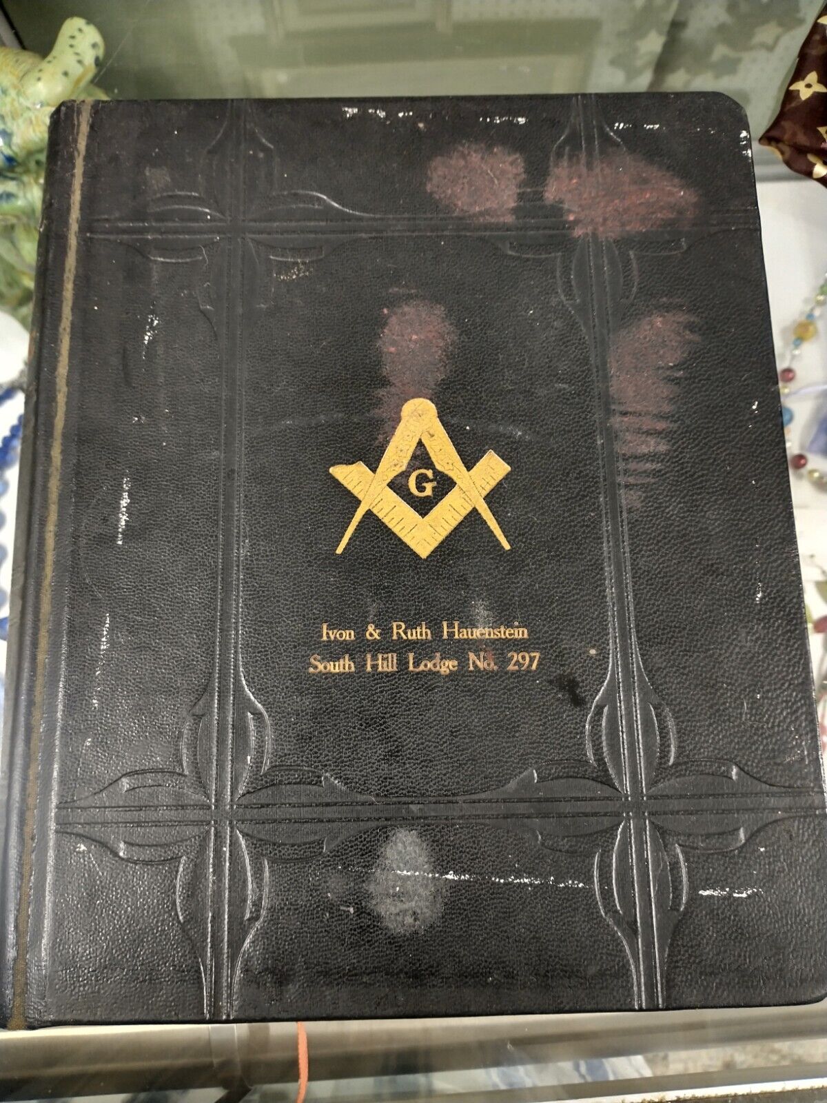 Masonic Temple Holy Bible (1932-A.J. Holman)- Self Pronouncing Edition-Nice