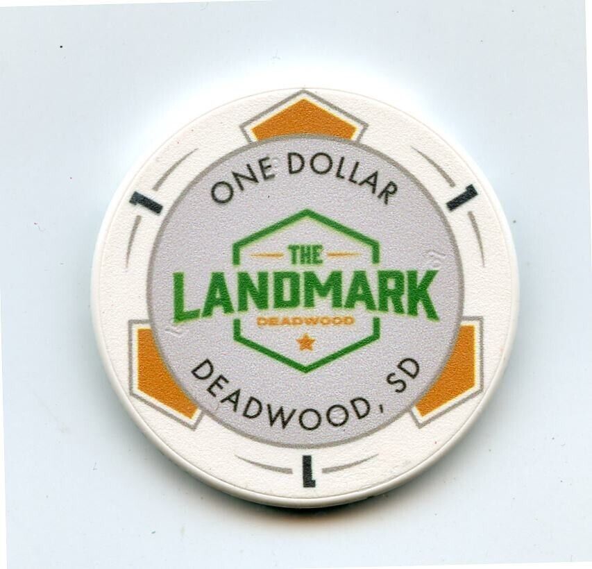 1.00 Chip from the Landmark Casino Deadwood South Dakota 2024 Release