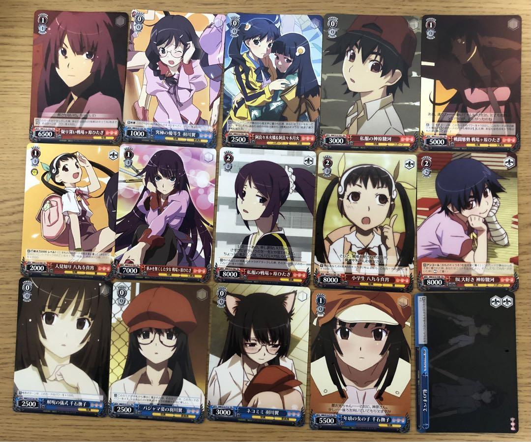Monogatari Series Weiss Schwarz Bakemonogatari TD 15 Types Set Anime Goods