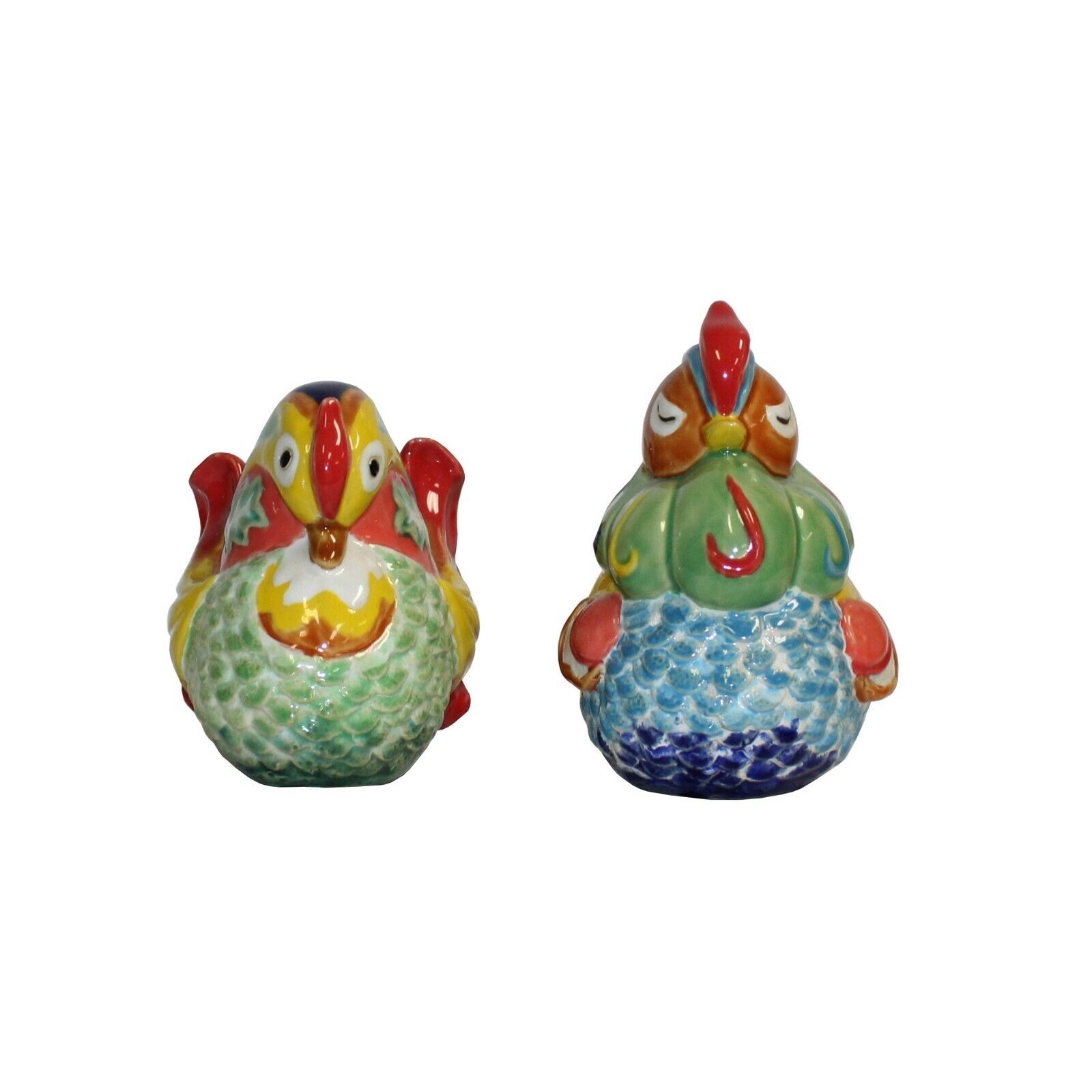Chinese Ceramic Traditional Pair of Mandarin Duck Figures cs5451