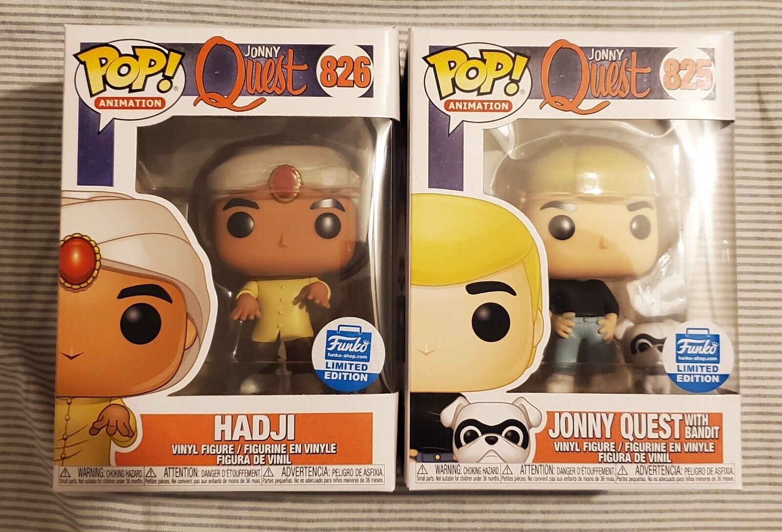 Funko Pop Johnny Quest with Bandit and Hadji 2 Pack / FUNKO SHOP EXCLUSIVE