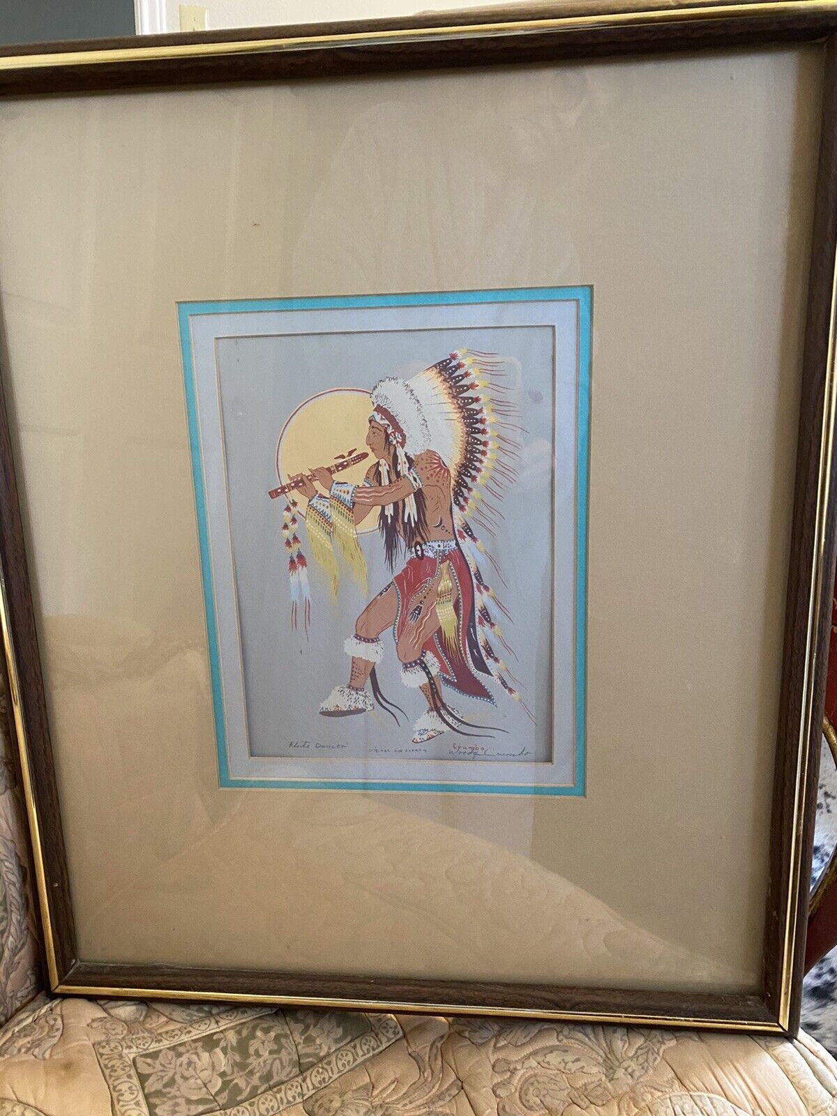 WOODY CRUMBO Native American SIGNED SILKSCREEN \