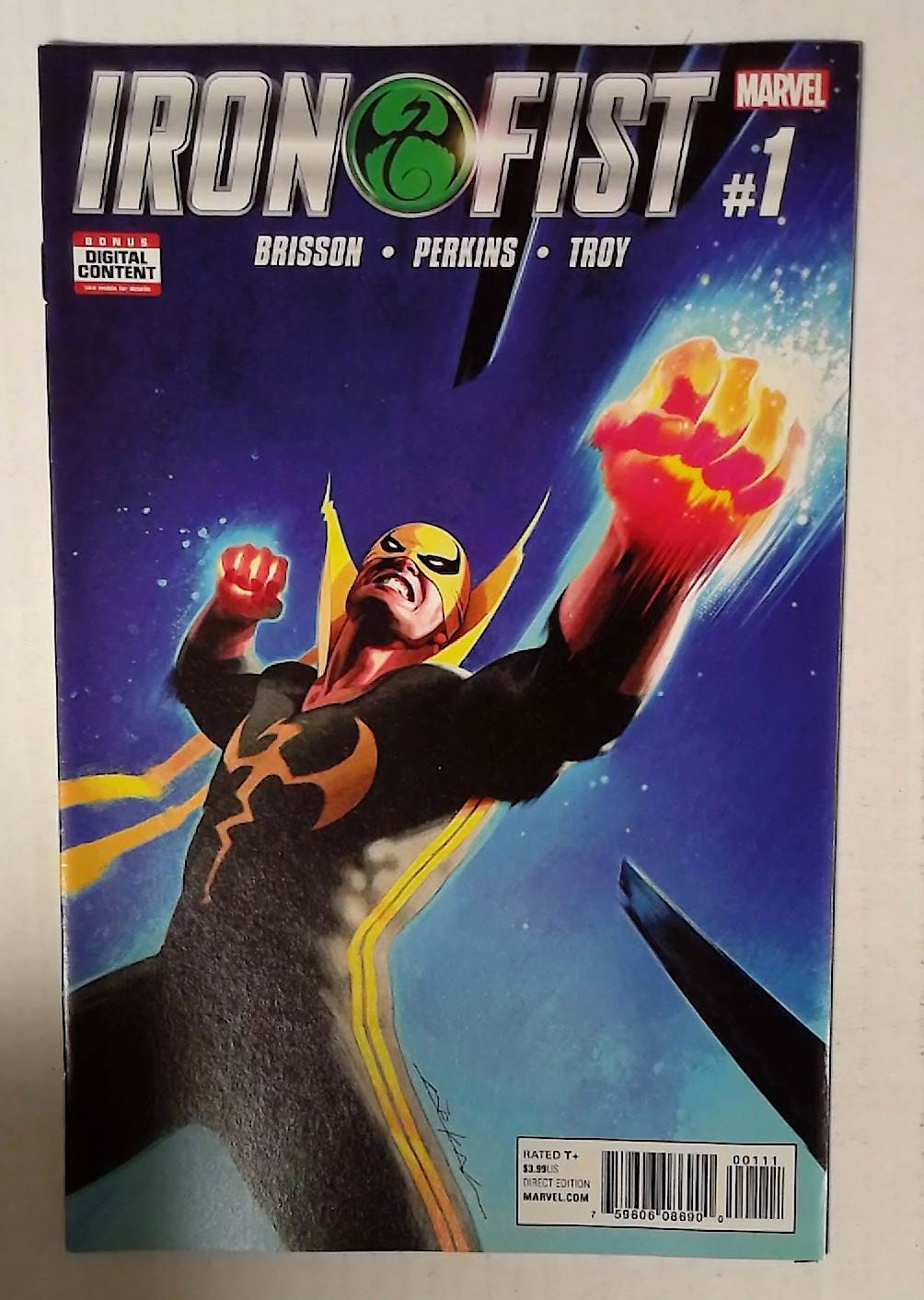 2017 Iron Fist #1 Marvel Comics NM- 5th Series 1st Print Comic Book