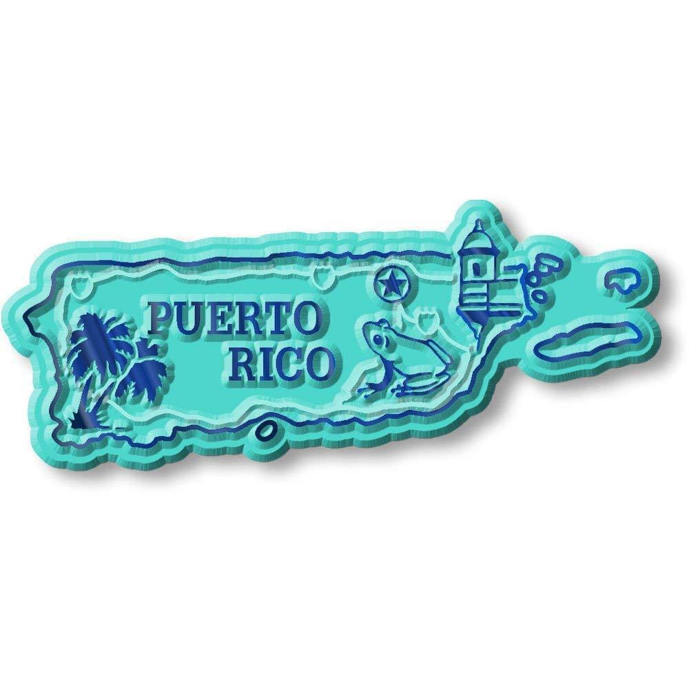 Puerto Rico United States Territory Map Fridge Magnet