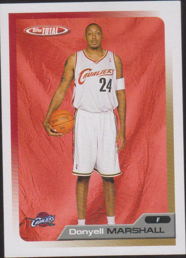 2005/06 TOPPS TOTAL DONYELL MARSHALL # 311