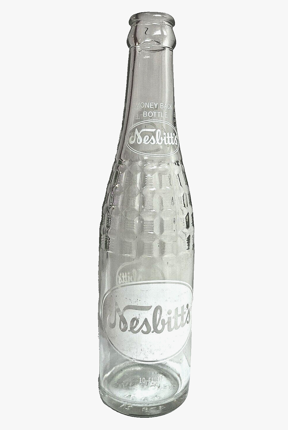 Vintage 10oz Glass Nesbitt's Soda Bottle 1974