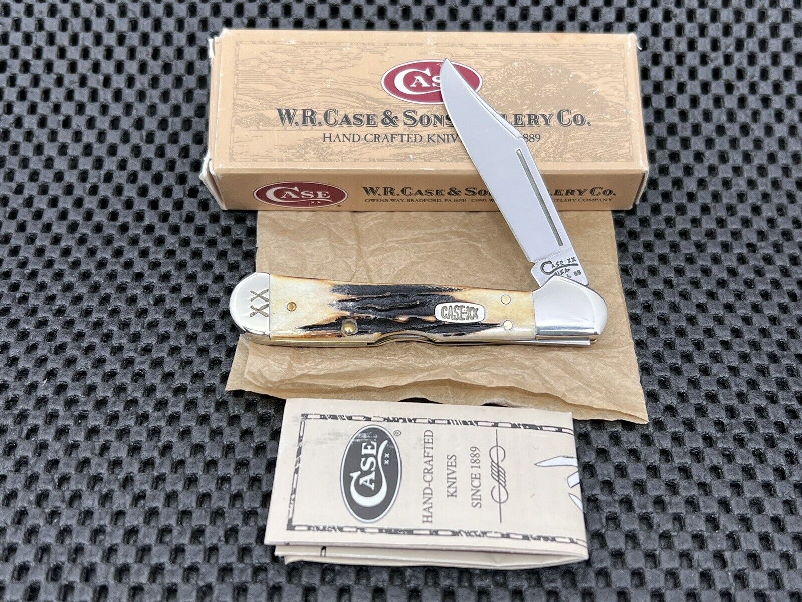 CASE XX 51749 STAG MINI COPPERLOCK KNIFE NOS