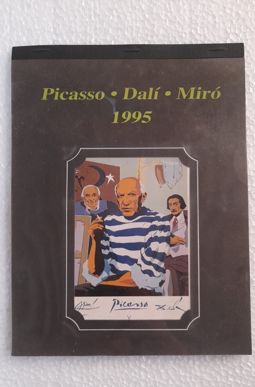 PICASSO-DALI-MIRO POSTCARDS CALENDAR ART 1995 COMPLETE