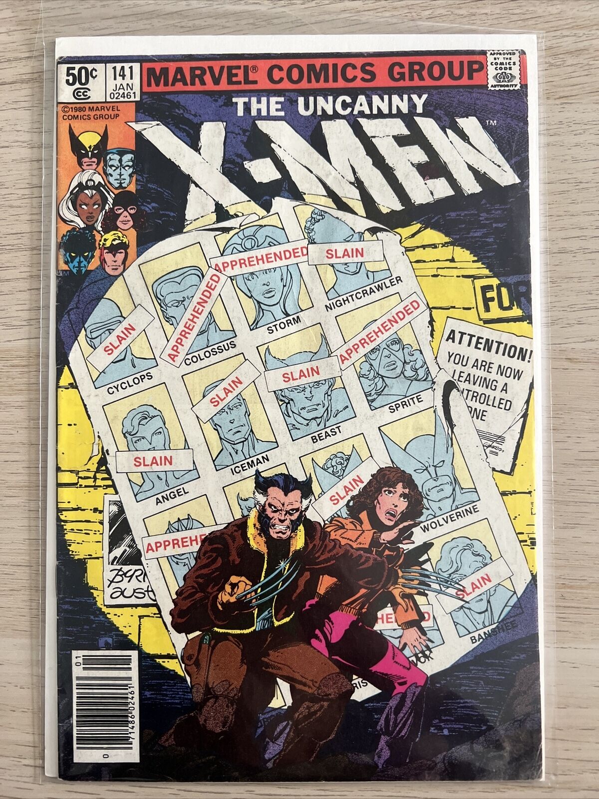 Uncanny X-Men #141 Days of Future Past 1st App Newsstand Marvel Comics 1980
