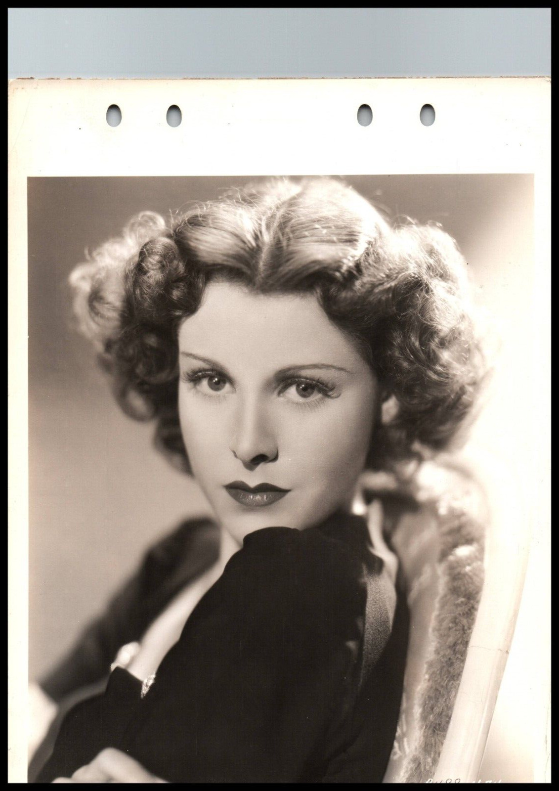 Hollywood Beauty FRANCES DEE STYLISH POSE STUNNING PORTRAIT 1930s Photo 687