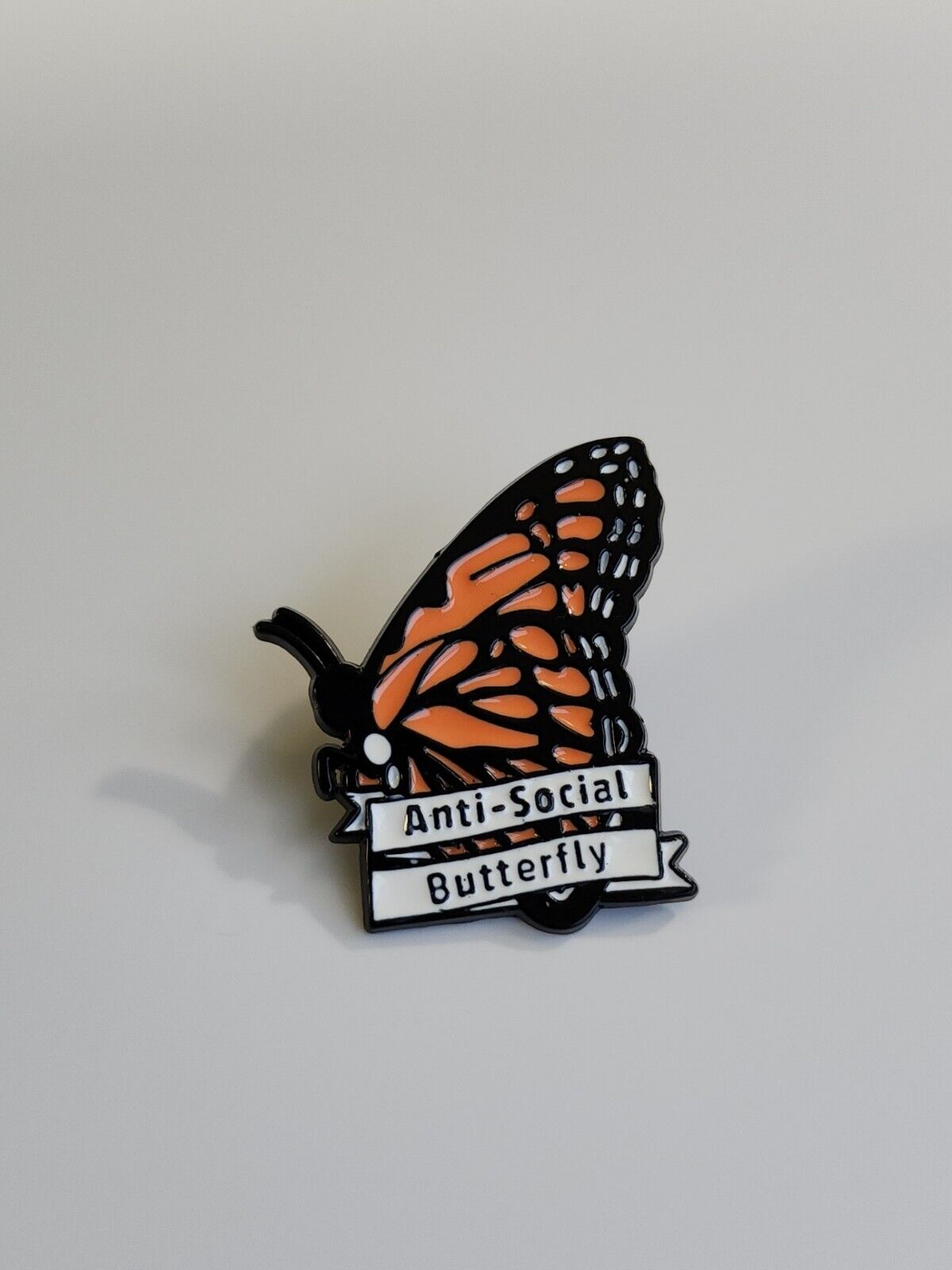 Anti Social Butterfly Lapel Pin