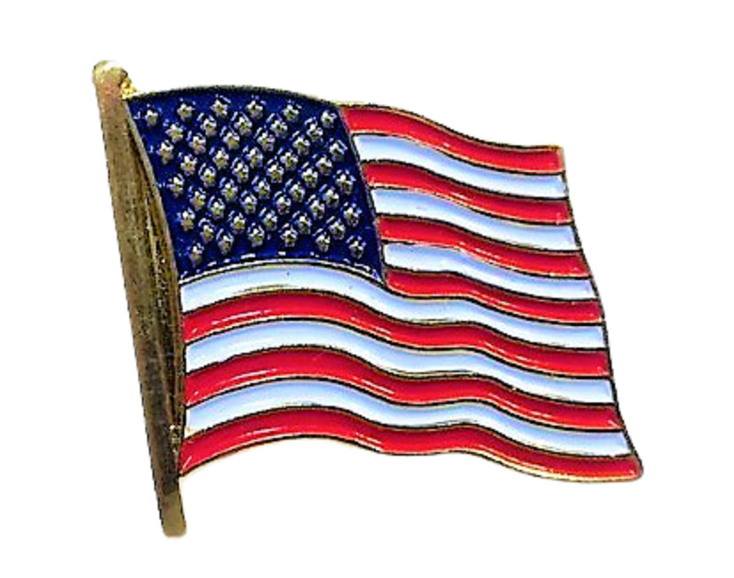 Lapel Pin High Quality All Metal American Flag 12 for $12 USA U.S.A. America Fly