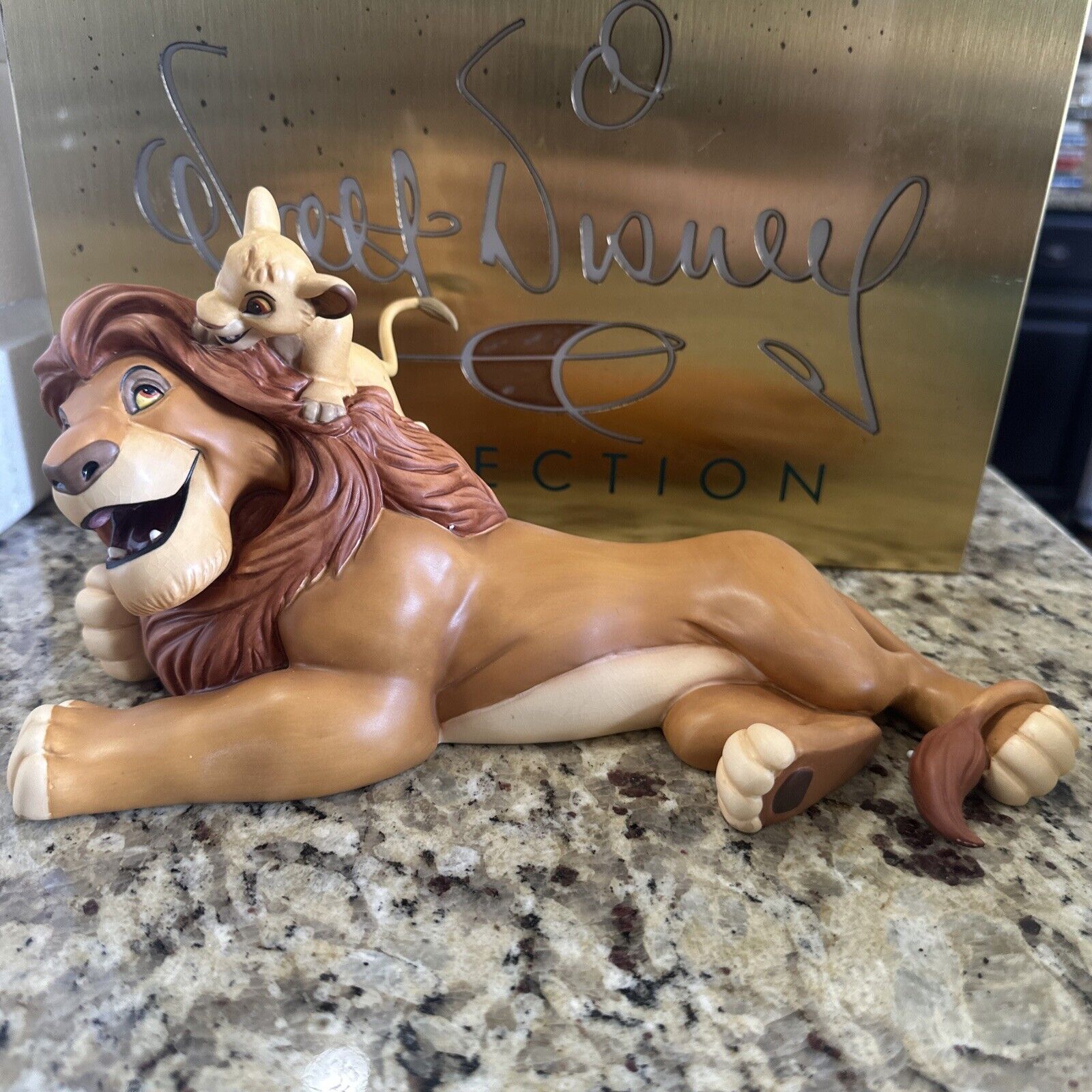 WDCC The Lion King Pals Forever Simba & Mufasa Tribute Series Father & Son