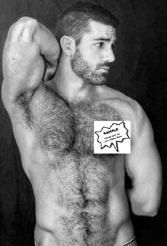 Muscular Gay Guy Naked Male Beefcake Hunk Cute Man Butt Jock HOT 5X7 Photo M092