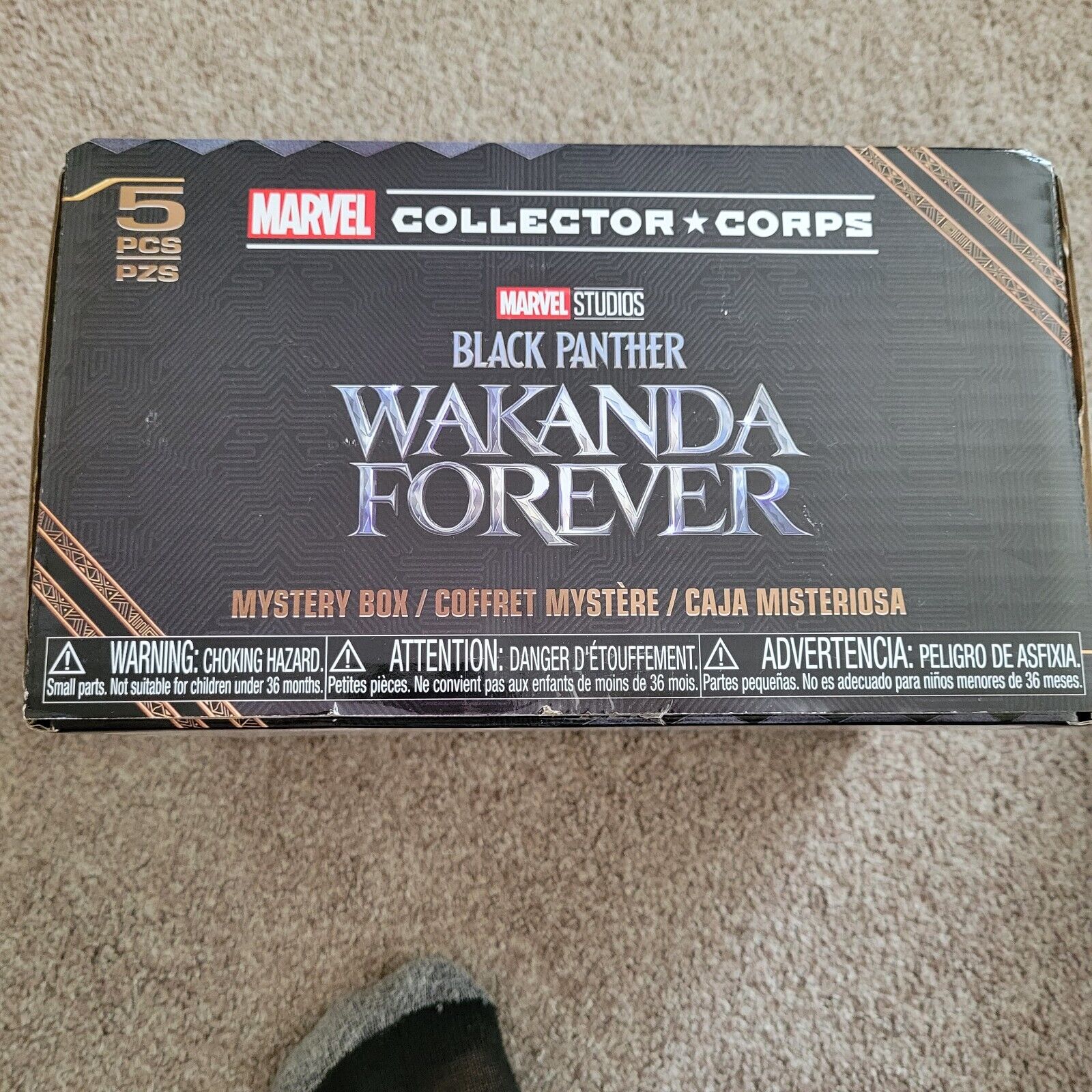 Black Panther Wakanda Forever Marvel Colector Corps