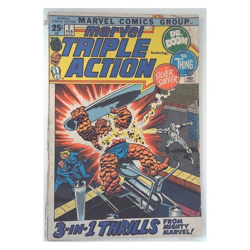 Marvel Triple Action #1  - 1972 series Marvel comics Fine+ [t\