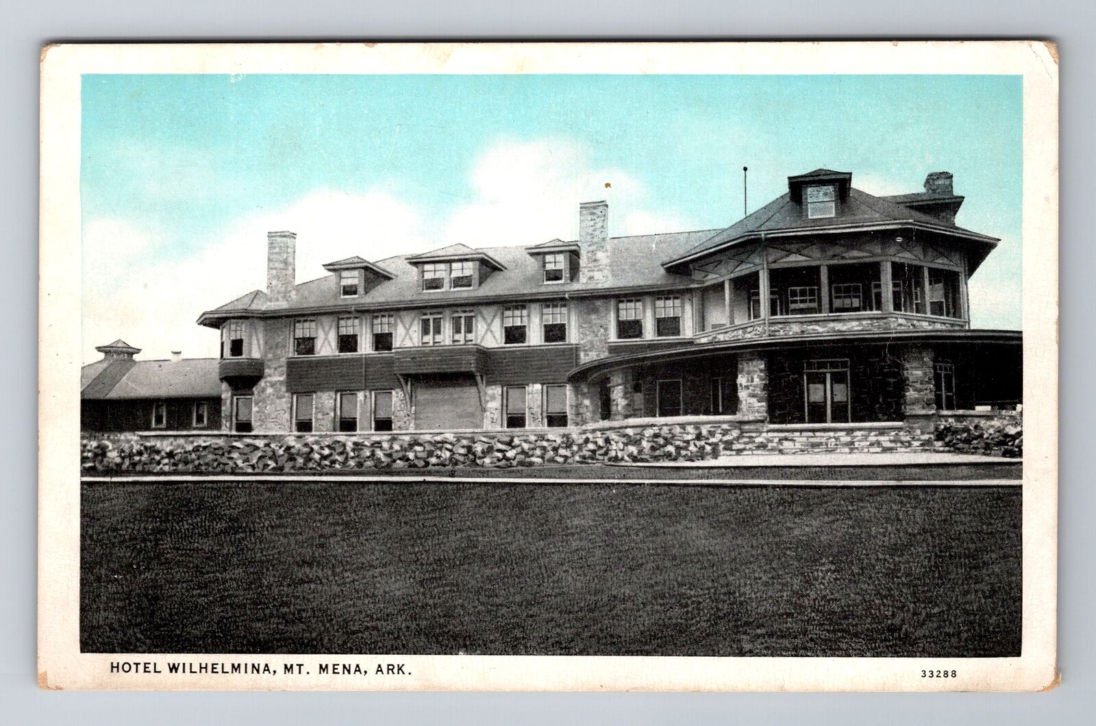 Mt Mena AR-Arkansas, Hotel Wilhelmina, Advertising, Vintage Souvenir Postcard