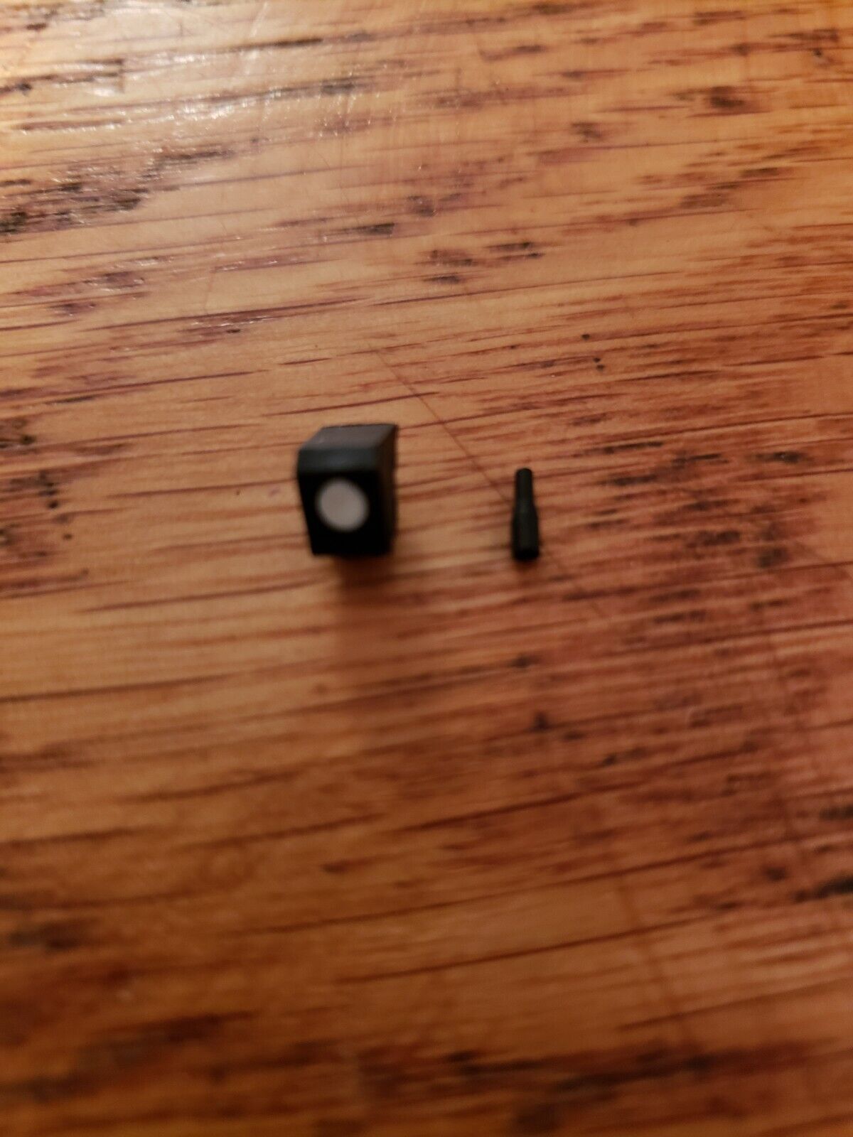 Vintage Glock Front Sight Black Polymer, White Dot & Locking Pin, OLD-BUT-NEW 