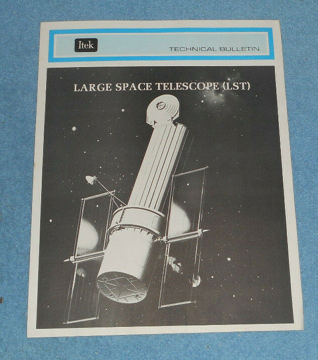 1975 Itek Optical Systems Technical Bulletin Large Space Telescope LST