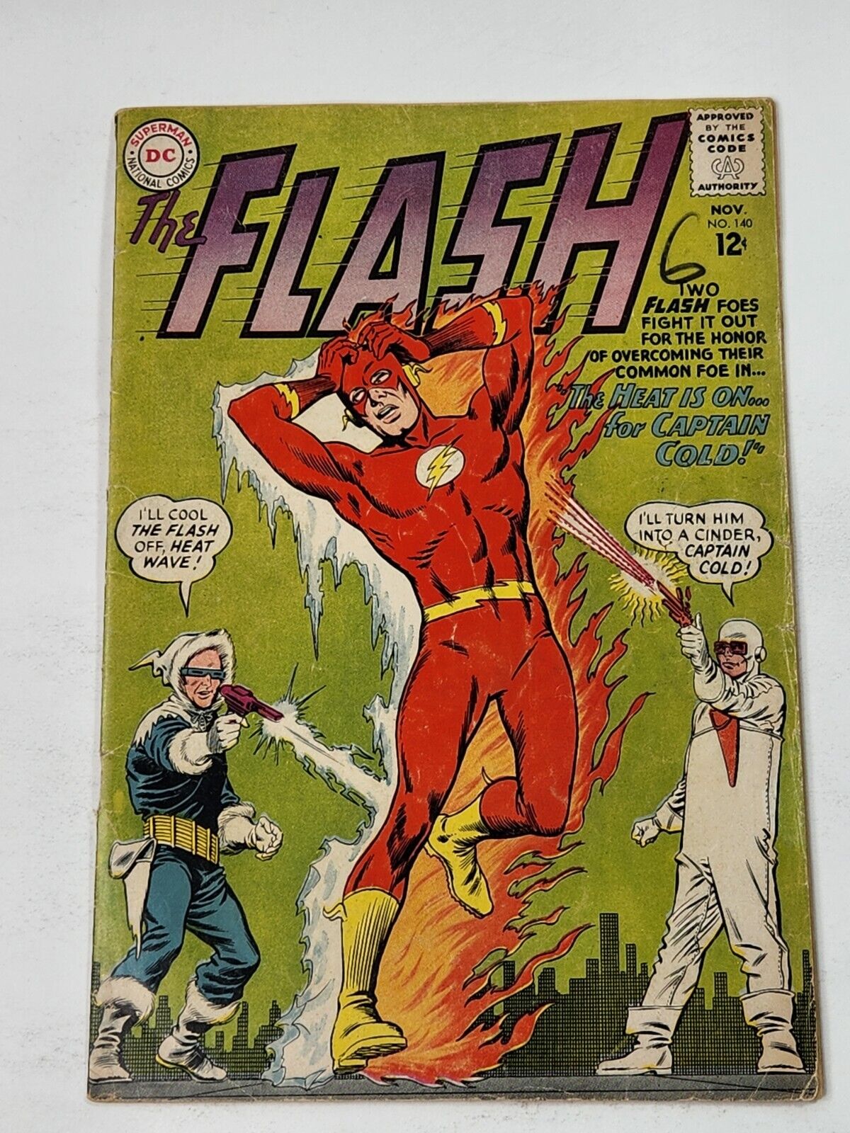 Flash 140 1st App Heat Wave DC Comics Carmine Infantino Silver Age 1963