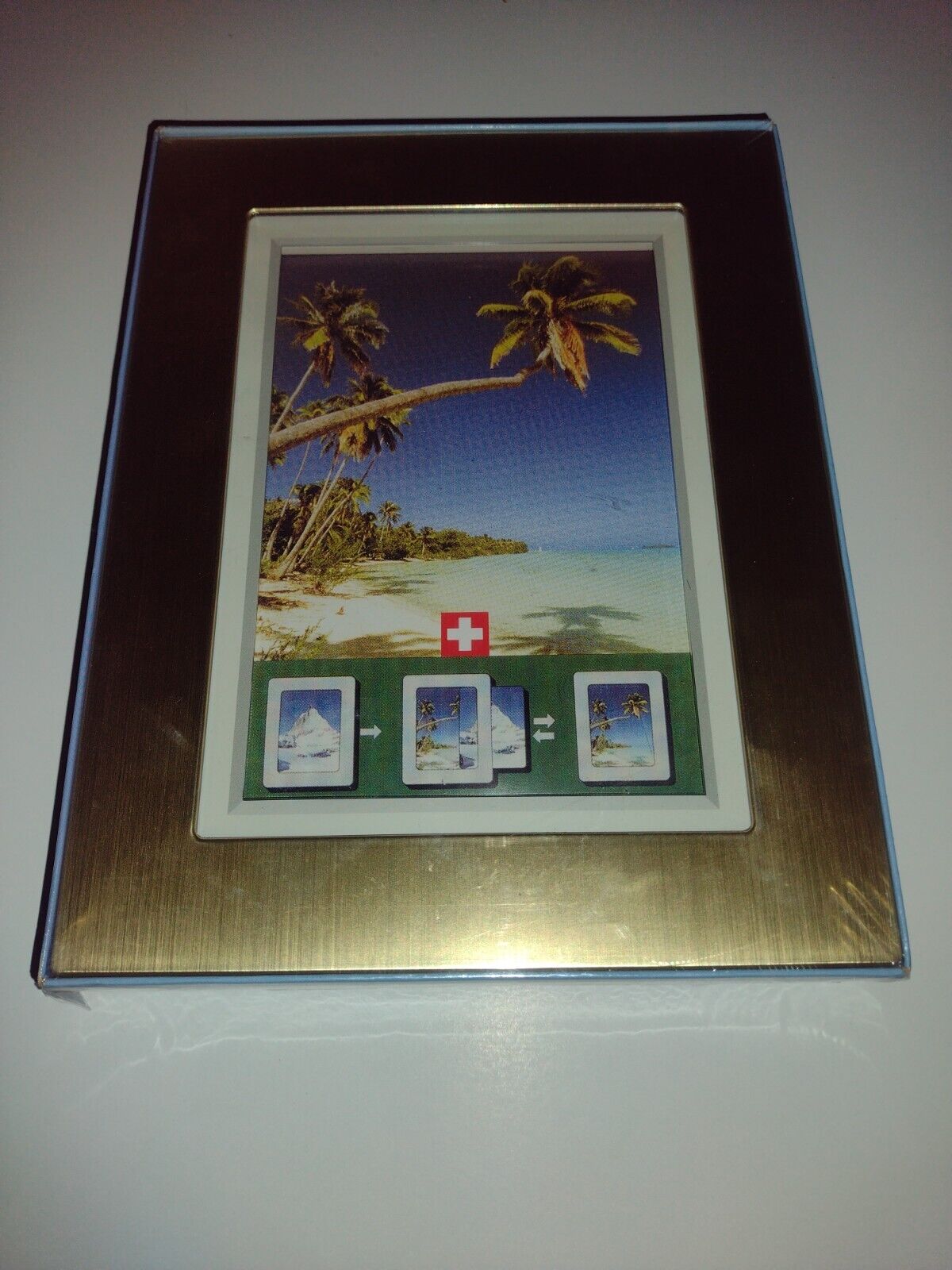 Pictures in Motion Frame Made In Switzerland -Holds (35) 4x6 Photos- New In Pkg