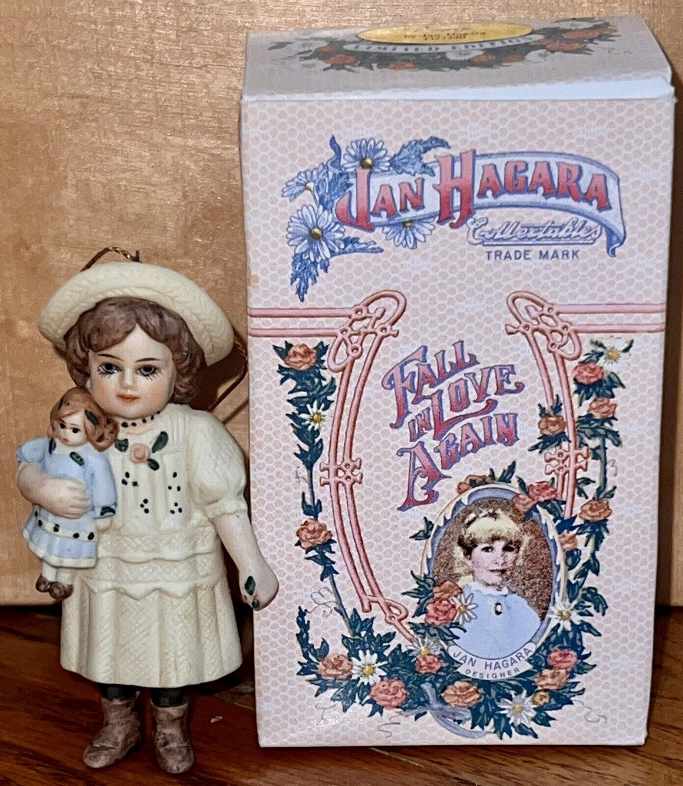 Vintage Jan Hagara EMILY Christmas Ornament Figurine Limited Edition #022340