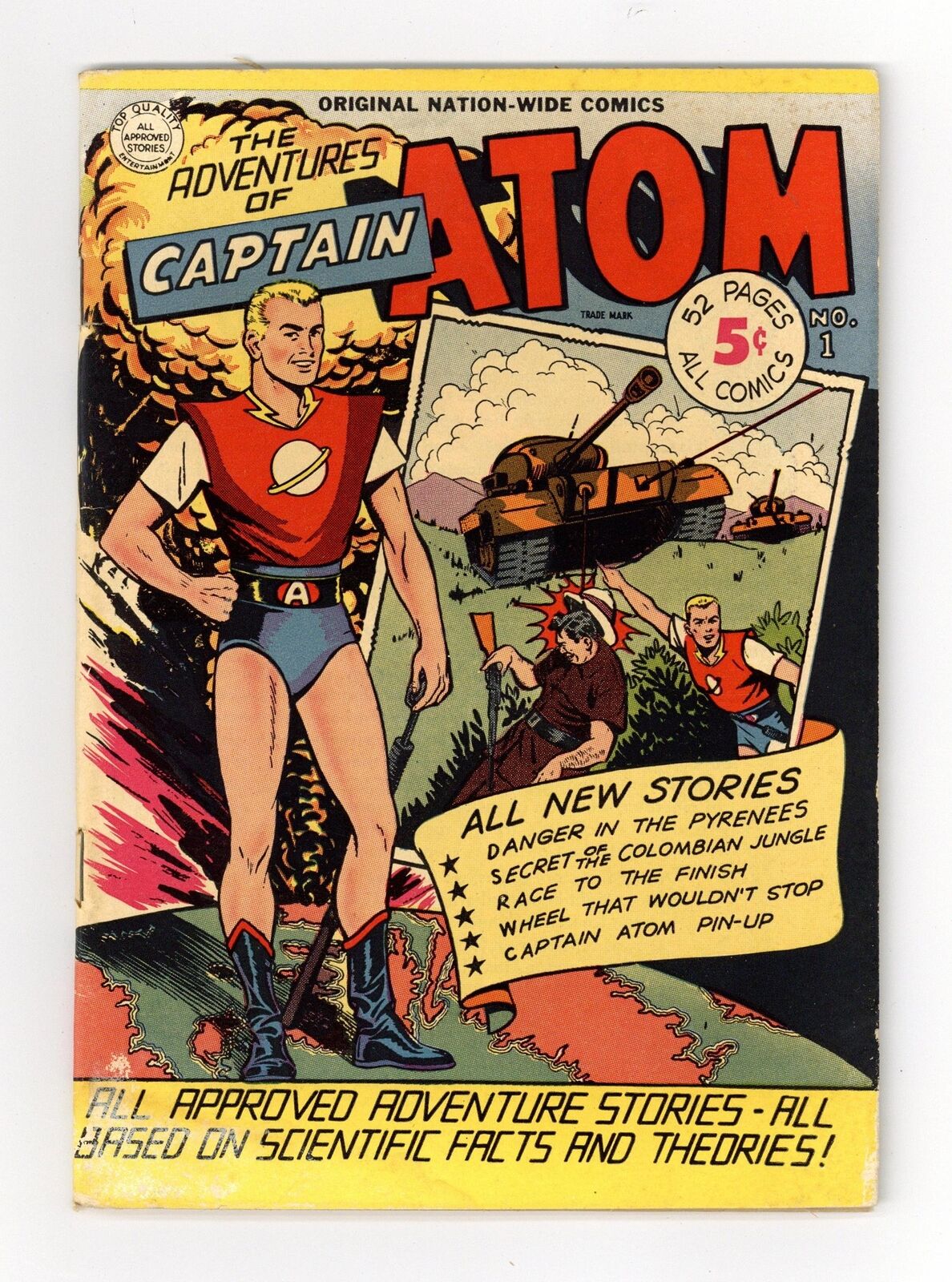 Captain Atom #1 GD/VG 3.0 1950