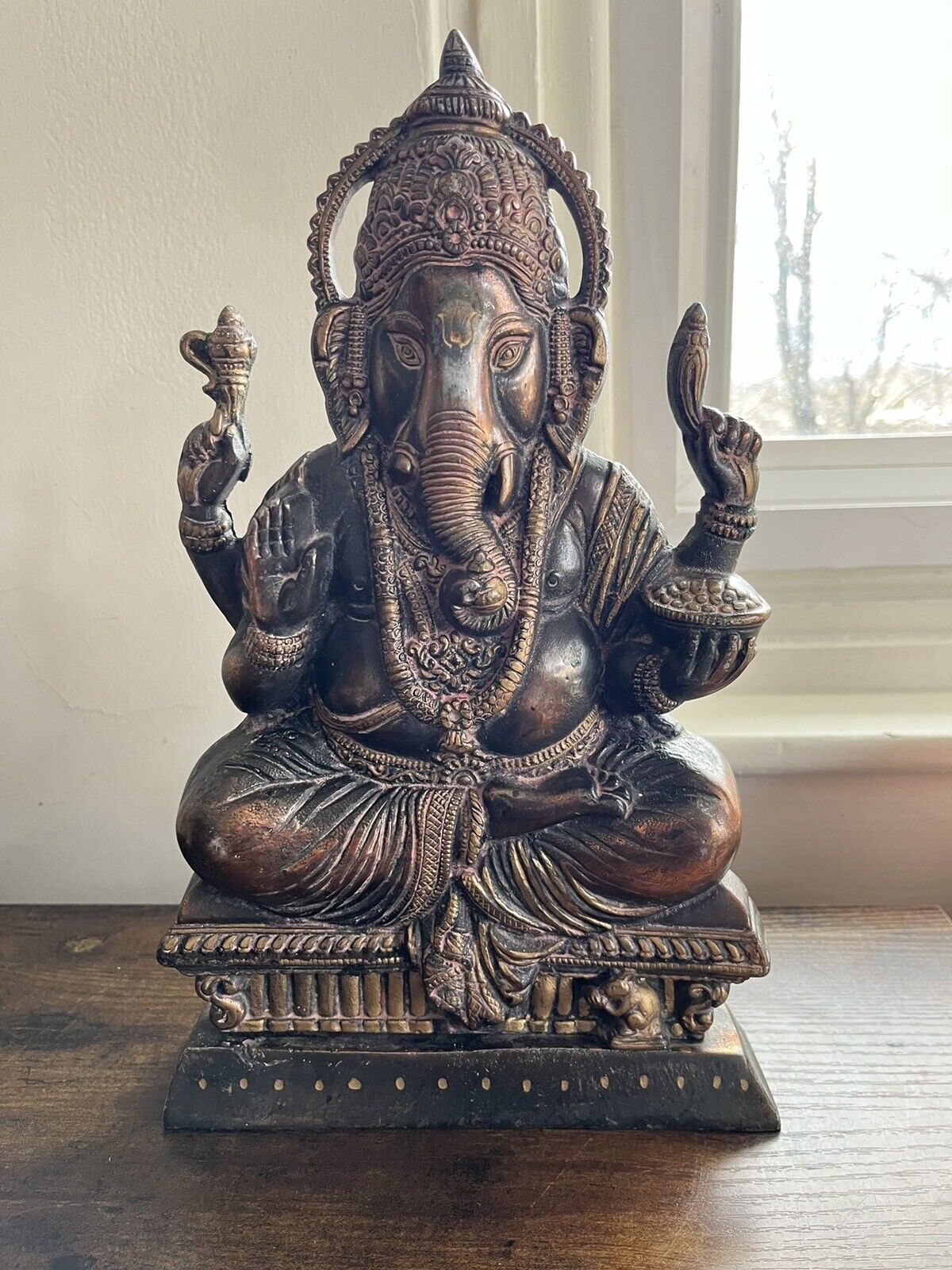 Brass/bronze Ganesha Statue Lord Ganesha Idol