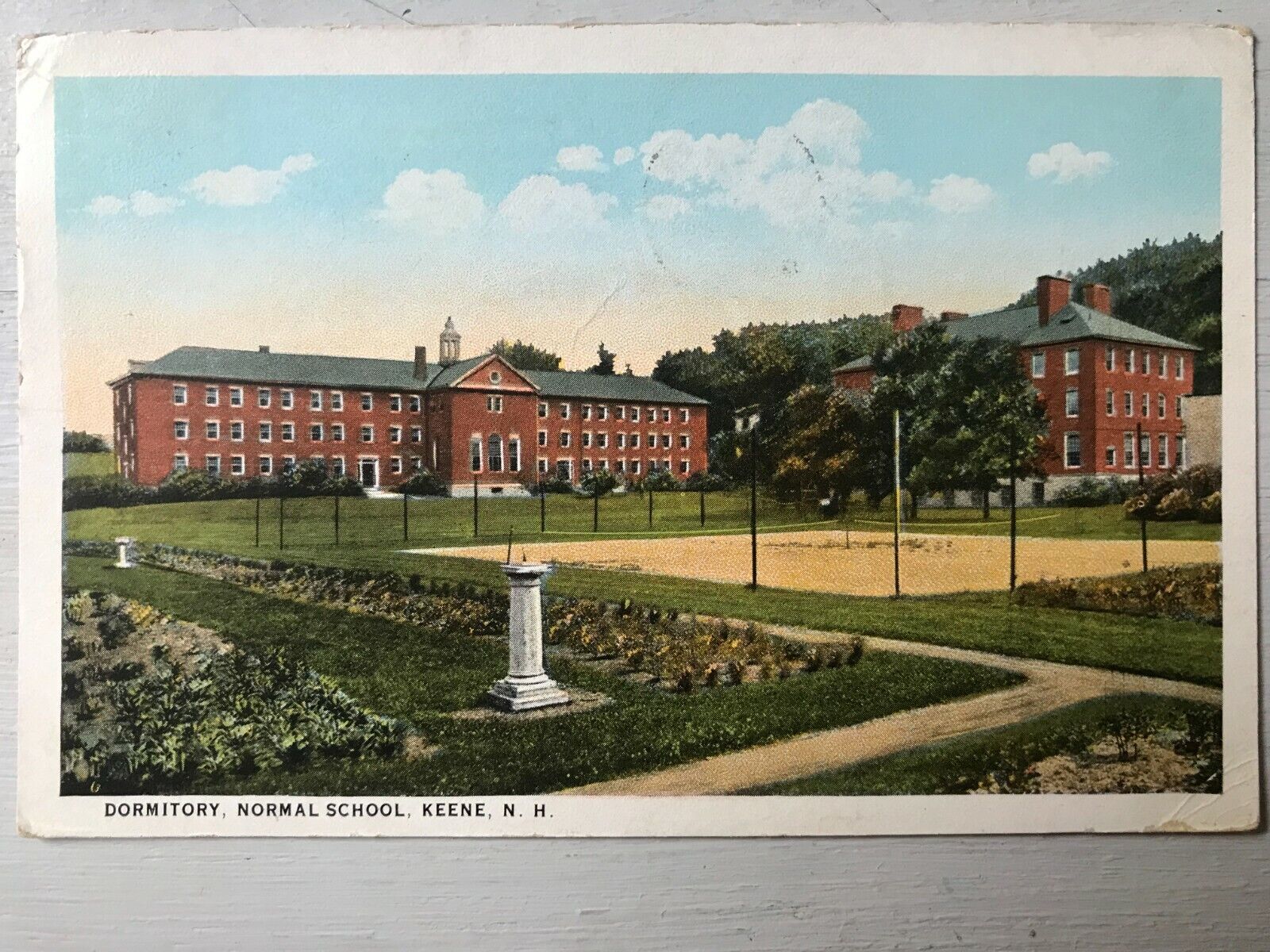 Vintage Postcard 1924 Normal School Dormitory Keene New Hampshire