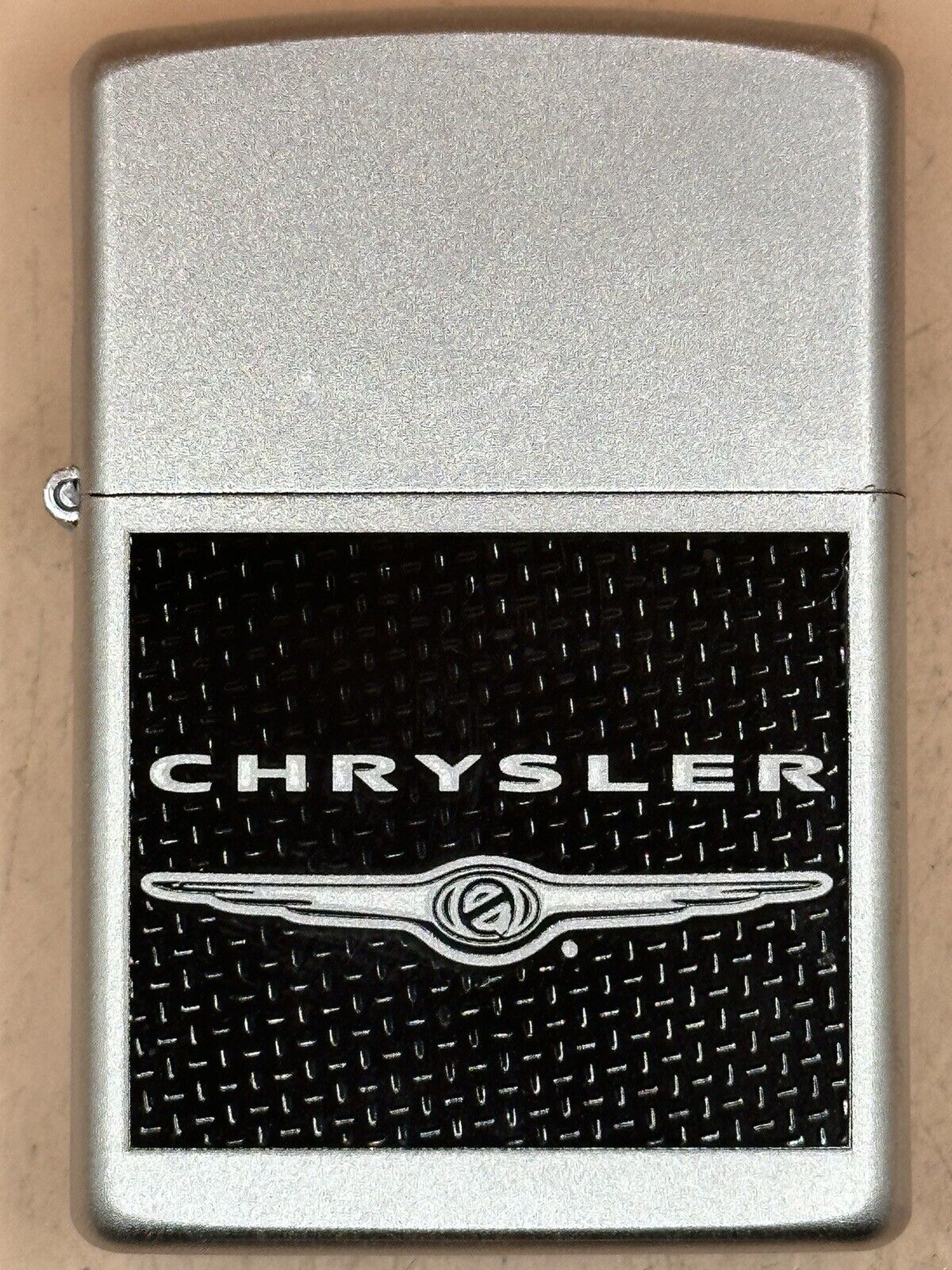 Vintage 2006 Chrysler Logo Chrome Zippo Lighter NEW
