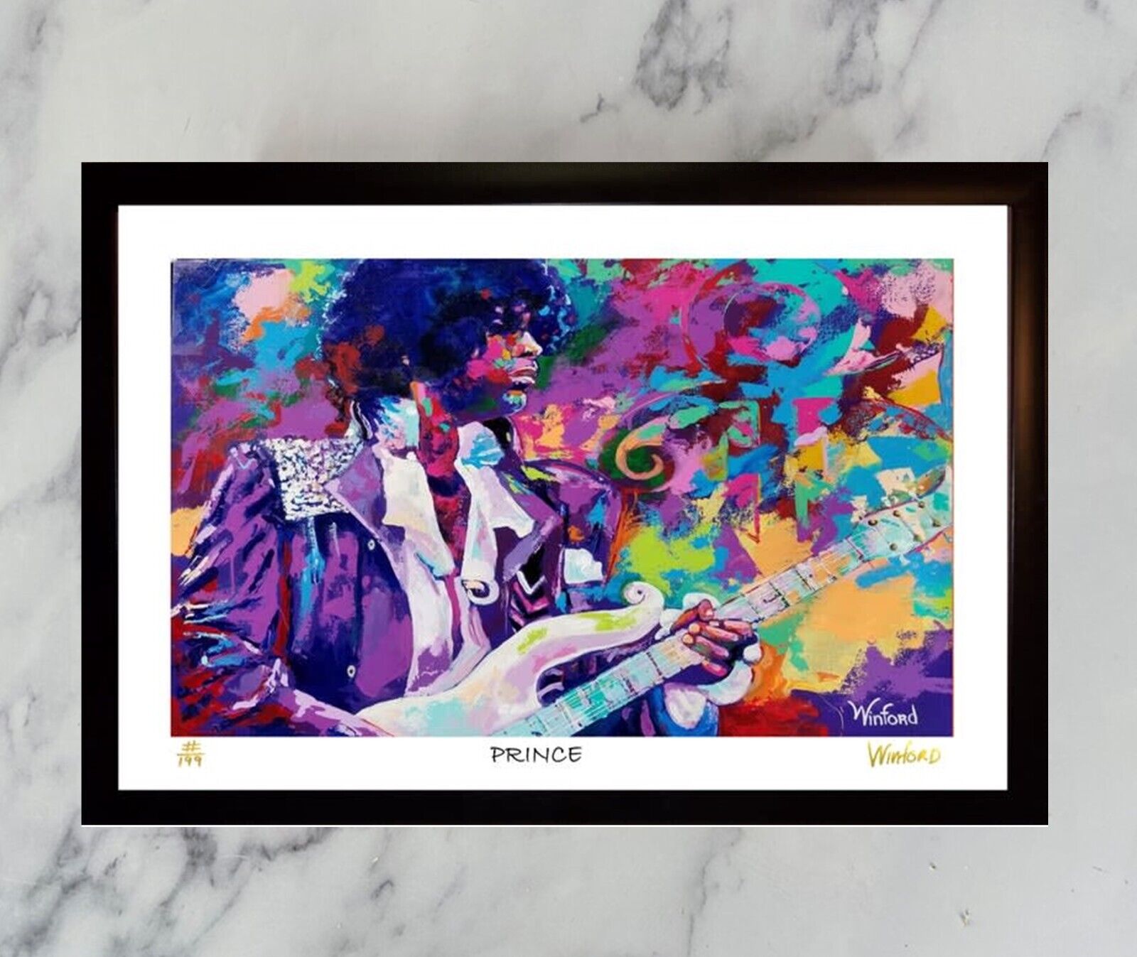 Sale Prince L.E. Premium Art Print, By Winford Was $149.95 Now $99.95