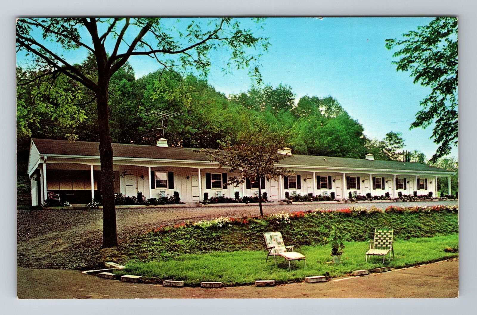 Adamstown PA-Pennsylvania, Willow Dell Motel Advertising, Vintage Postcard