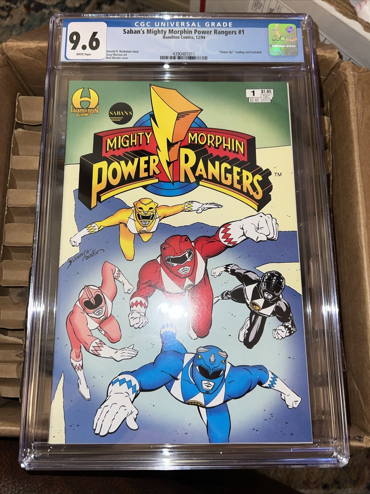 Saban's Mighty Morphin Power Rangers #1 CGC 9.6 1994 Hamilton ID