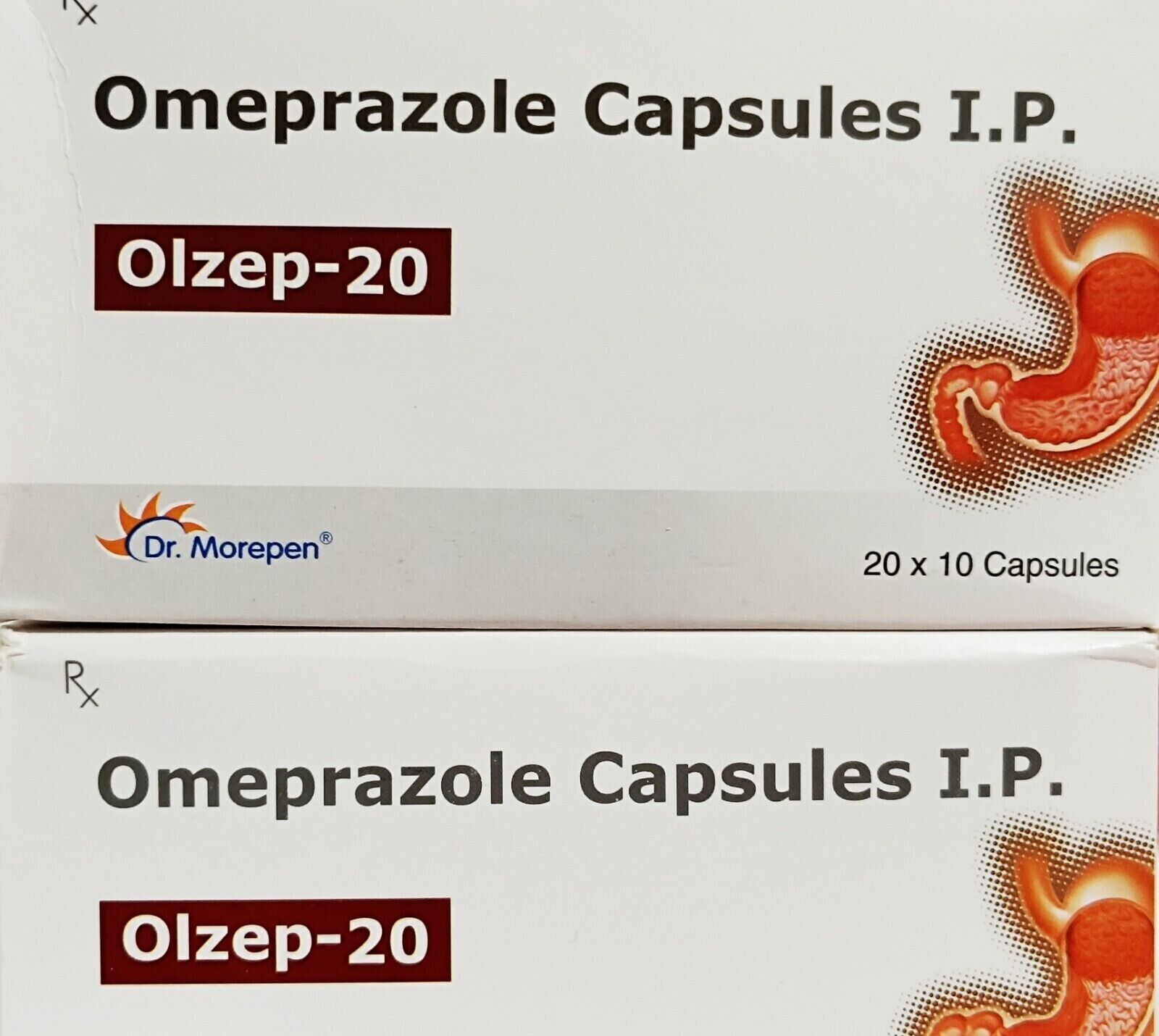 Omep 2 box total 400 Cap Dr MOREPEN long EXP 2025 zep